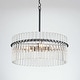 preview thumbnail 10 of 17, Casandra 5-light Crystal Chandelier Antique Black