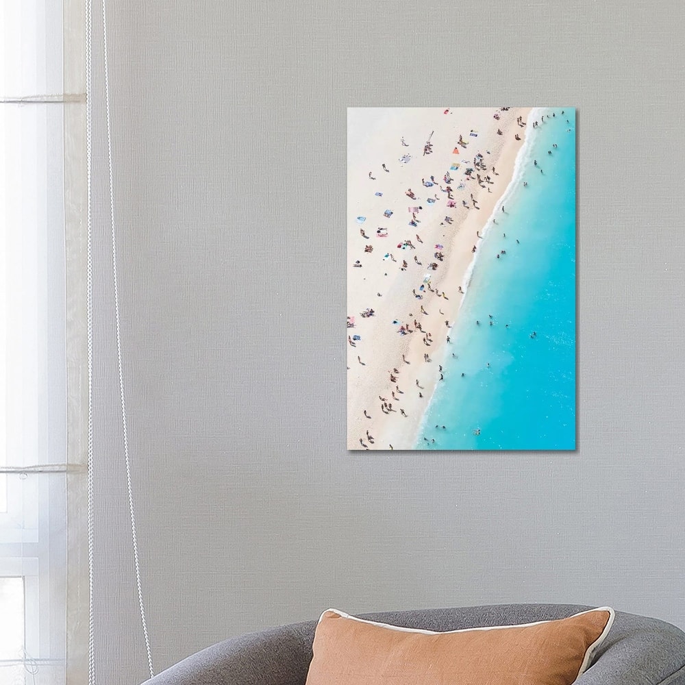 iCanvas "Aerial View Of Myrtos Beach VIII, Cephalonia, Ionian Islands, Greece" by Matteo Colombo Canvas Print