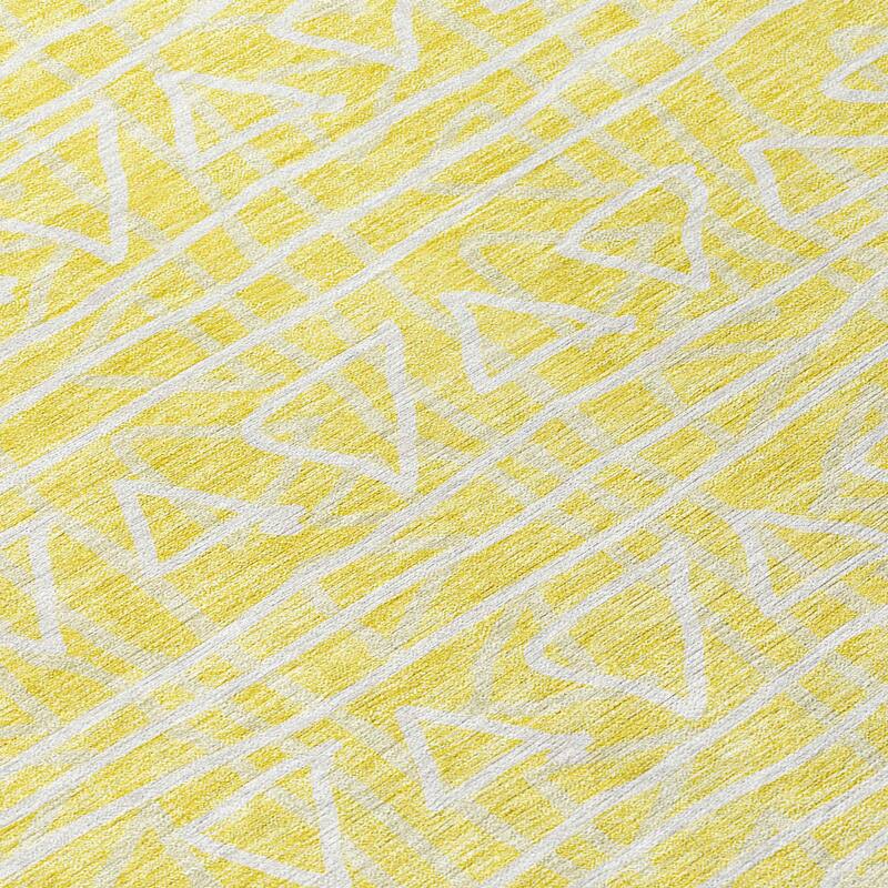 Machine Washable Indoor/ Outdoor Chantille Boho Morrocan Rug