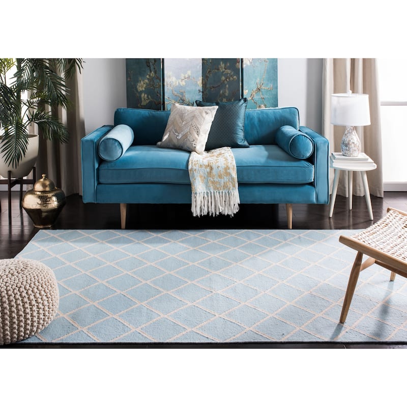 SAFAVIEH Handmade Flatweave Dhurries Valdi Modern Moroccan Wool Rug