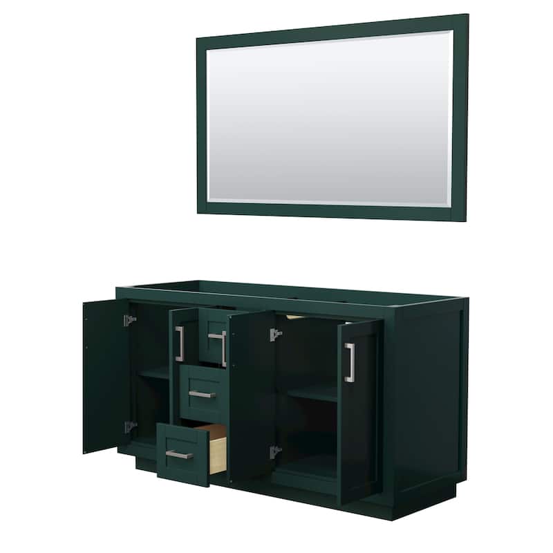 Miranda Bathroom Vanity Cabinet, 58-Inch Mirror