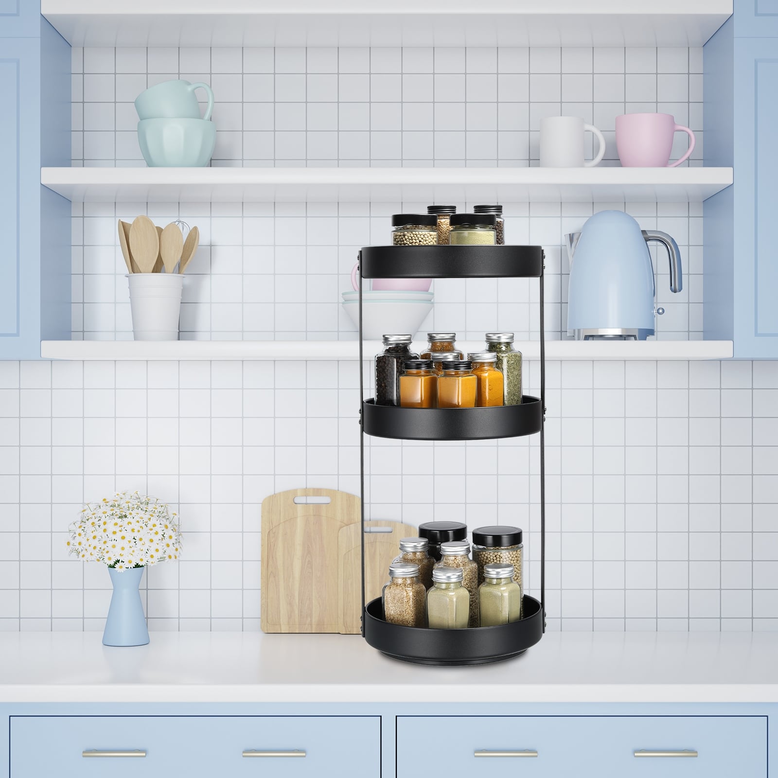 Lazy susan spice rack bed bath sales and beyond