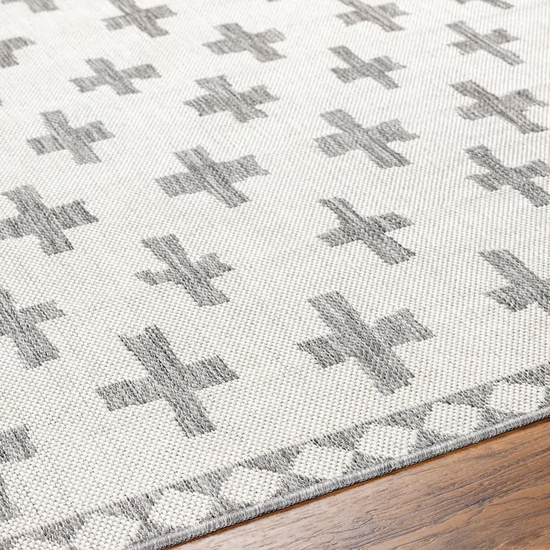 Livabliss Boronia Indoor/ Outdoor Mod Geometric Area Rug