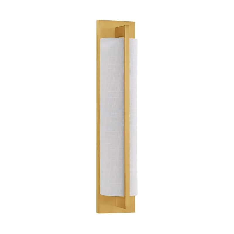 Newell 2-Light Wall Sconce in Warm Brass - Warm Brass