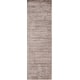 preview thumbnail 43 of 51, Elle Handmade Striped Solid Viscose Area Rug 2'6" x 8' Runner - Beige