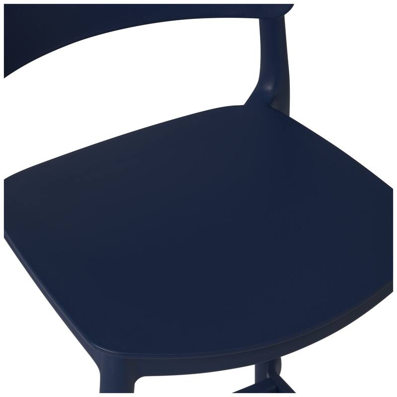 Frond and Form 29.5 Inch Outdoor Bar Stool (Set of 2)