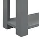 preview thumbnail 41 of 47, Merax Rustic Console Table with Storage Drawers and Bottom Shelf