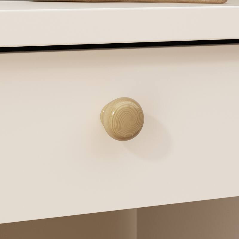 5-Drawer Makeup Vanity Table Set With Mirror & Stool Dressing Table