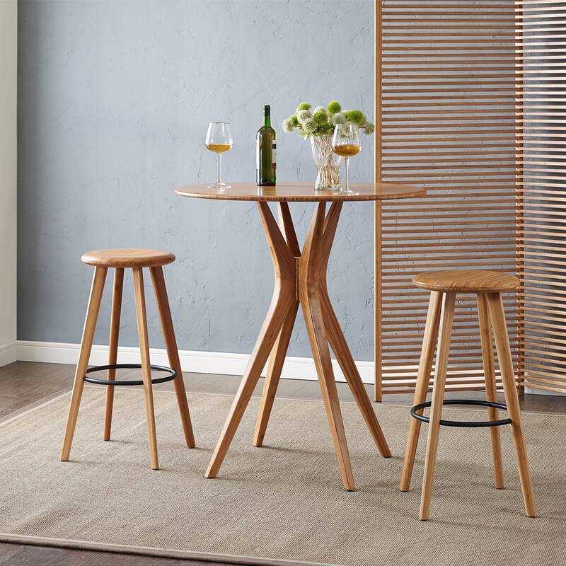 Jude Bar Height Stool, Golden, (Set of 2)