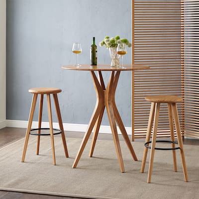 Jude Bar Height Stool, Golden, (Set of 2)