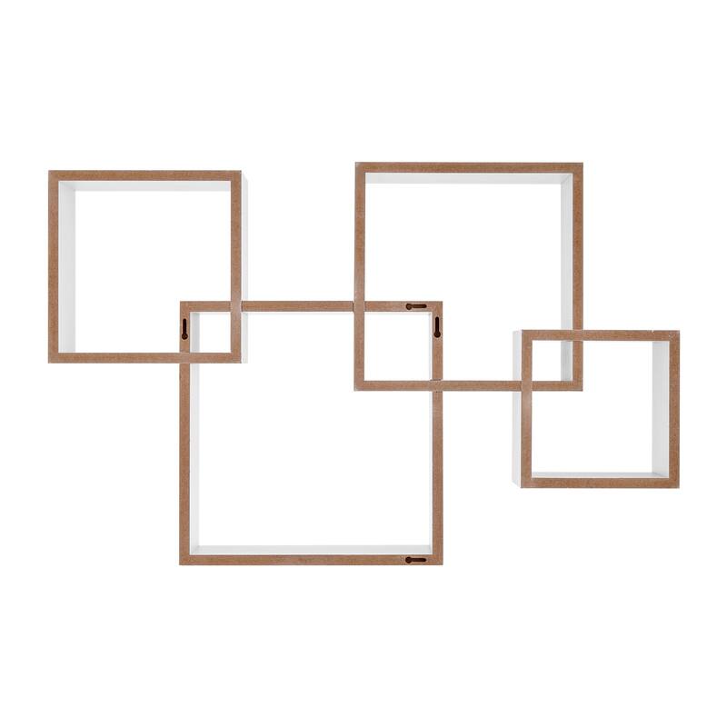 Danya B. Blocchetto Intersecting Cubes Wall Shelf Unit - Horizontal or Vertical
