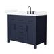 Option Dark Blue / White Quartz Top / Matte Black