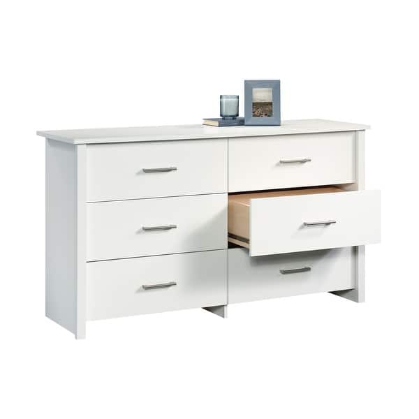 Mainstays Hillside 6-Drawer Dresser, Soft White Finish - Bed Bath & Beyond  - 36326567