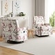preview thumbnail 56 of 139, 29'' W Pattern Swivel Manual Push Back Recliner Chair Set of 2