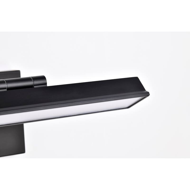 Hazel 1 Foot LED Picture Light 3 CCT Selectable Black Finish Acrylic Lens