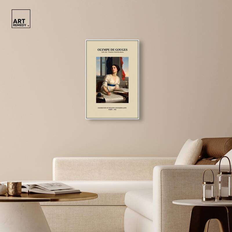 Intellectual Olympe Canvas by Art Remedy