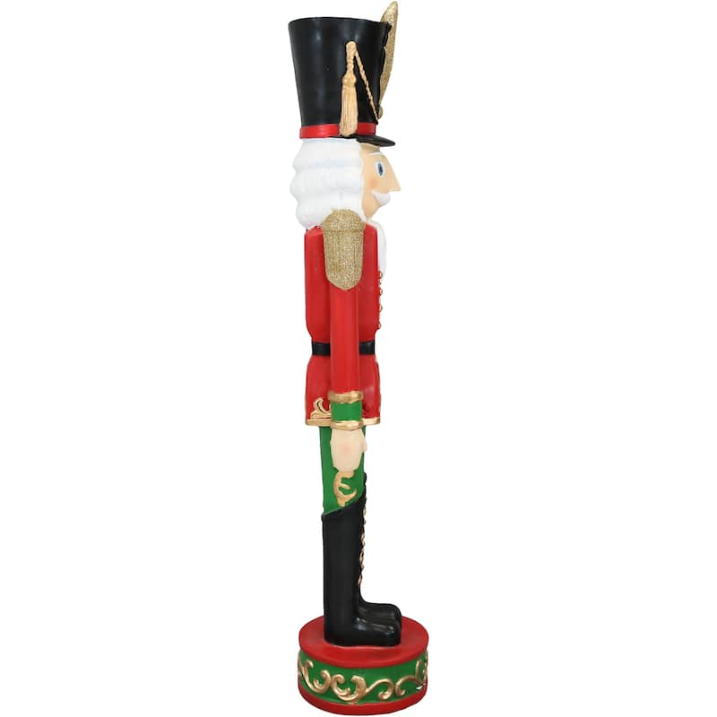 Kristoff the Nutcracker Soldier - 37-Inch Christmas Decor - Polyresin