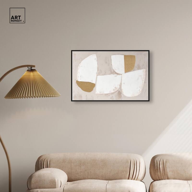 Gilded Cairn III Canvas by Art Remedy