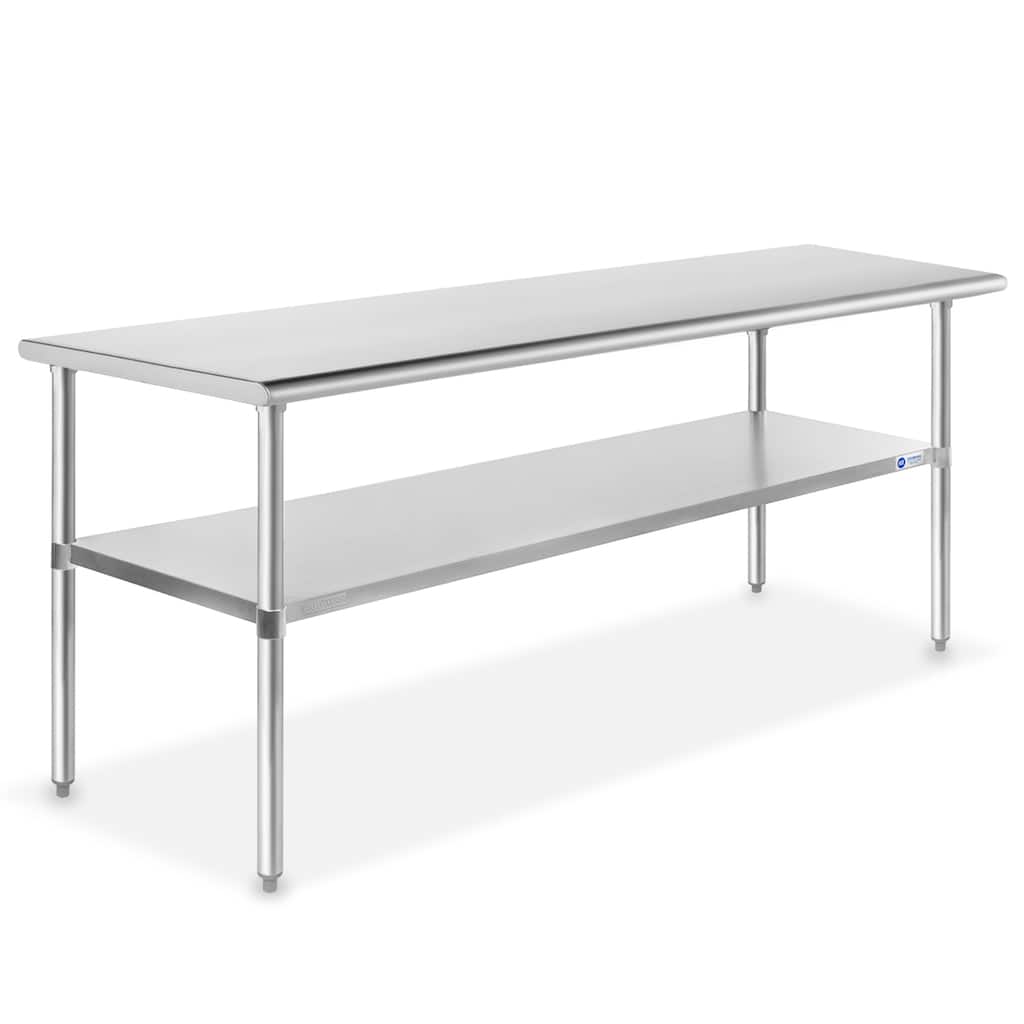 72 x 24in NSF Stainless Steel Commercial Prep Table