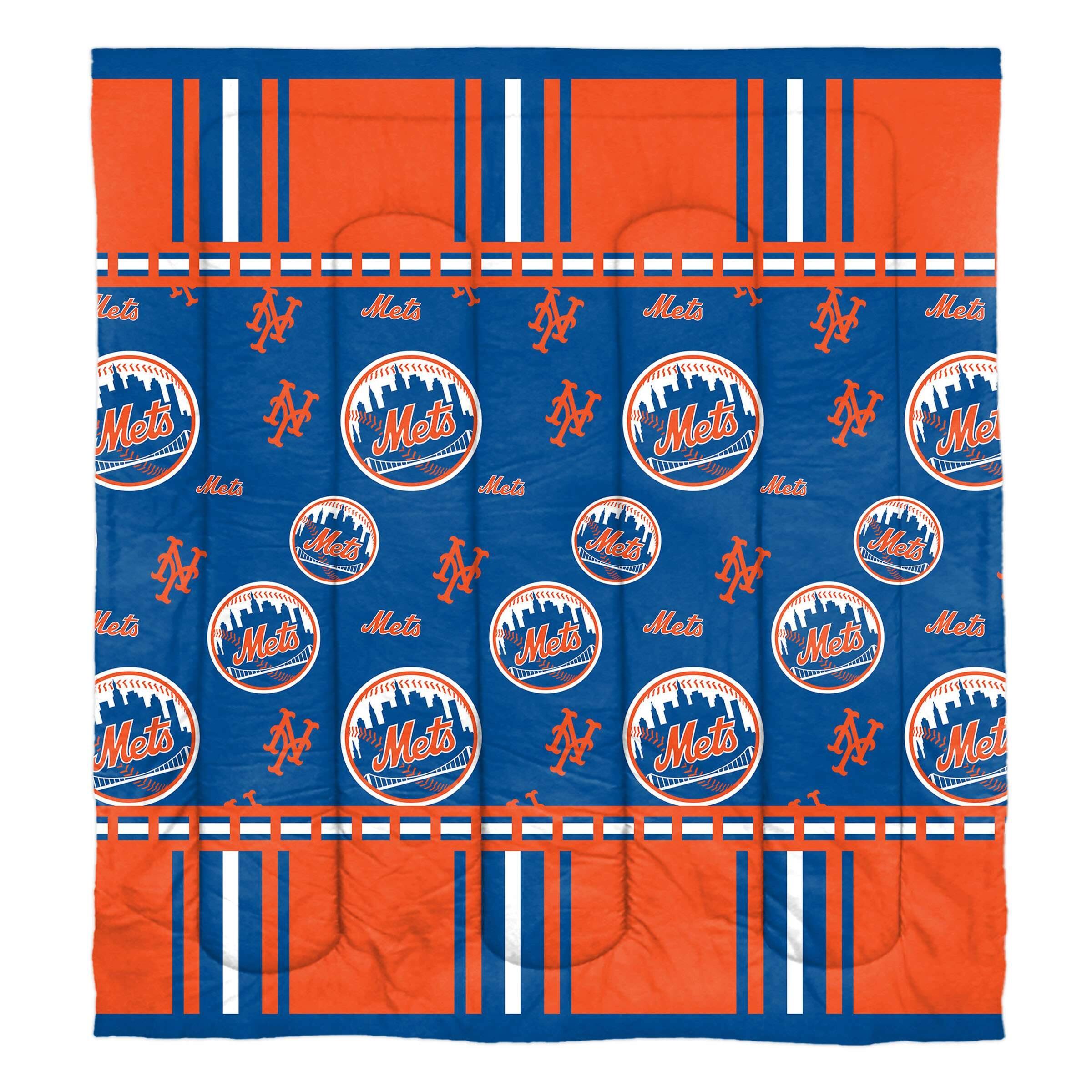 MLB New York Mets Rotary 5 Piece Full Bed in a Bag Set On Sale Bed Bath & Beyond 29903886