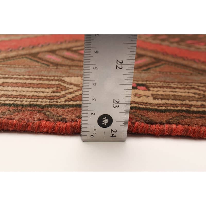 ECARPETGALLERY Hand-knotted Andelz Red Wool Rug - 2'10 x 9'10