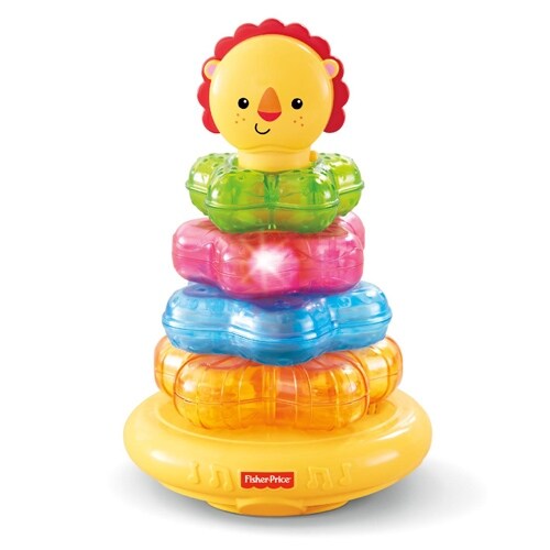 fisher price stacking rings light up
