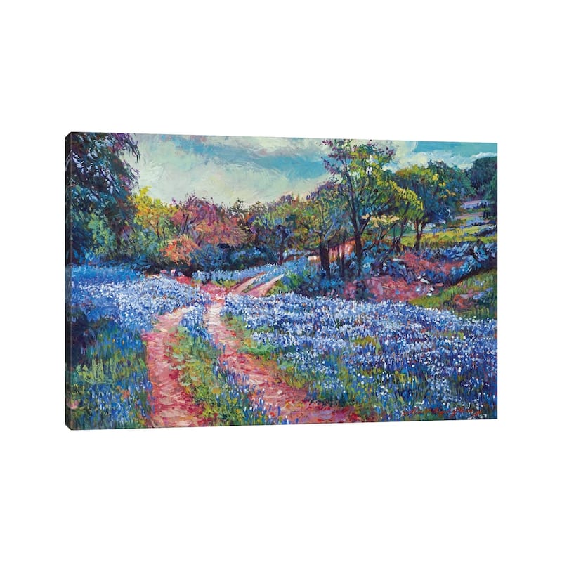iCanvas "Texas Bluebonnets" by David Lloyd Glover Canvas Print
