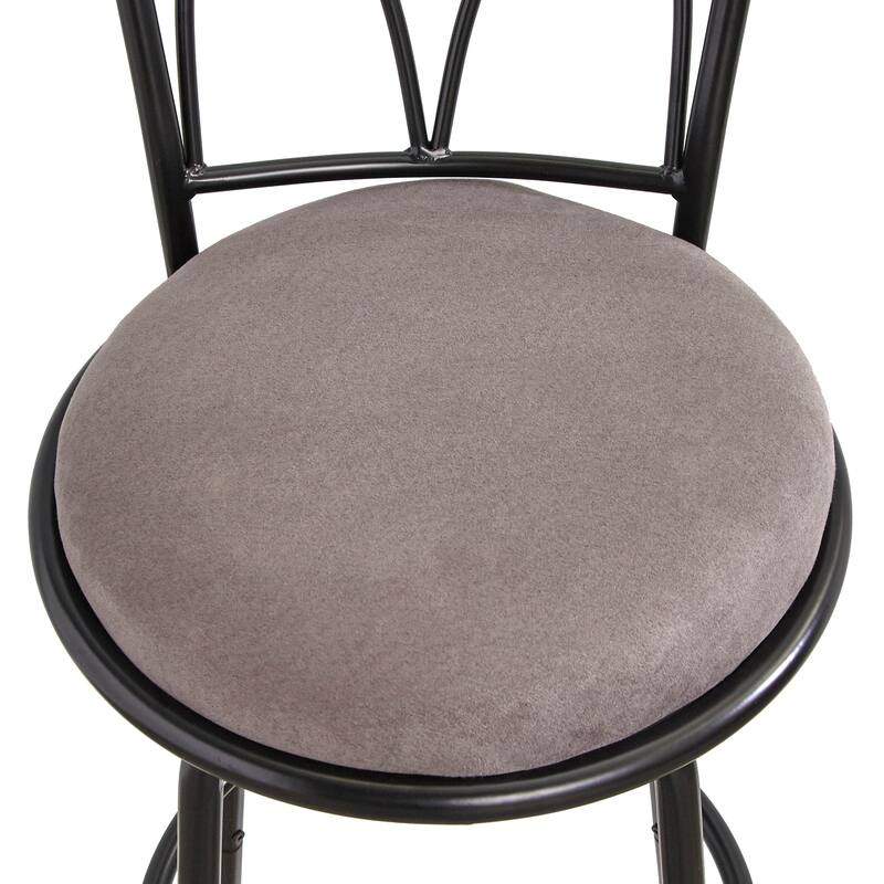 Simple Living Jenson Adjustable Height Swivel Bar Stools (Set of 3)