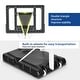 preview thumbnail 4 of 10, Moasis Adjustable Height Portable Basketball Hoop Stand 4.1-5.7ft/3.4-8.5ft