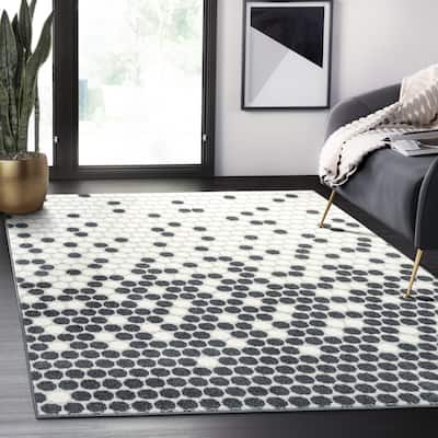 Abani Rugs Nuevo NUE270A Modern Octagonal Area Rug
