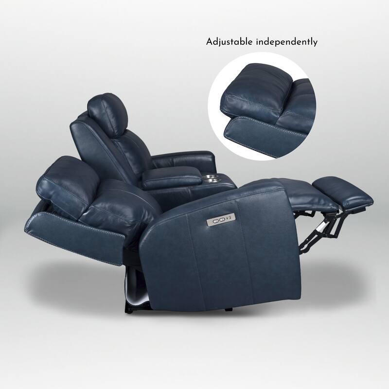 71.5'' Leather Zero Gravity Power Recliner Loveseat Sofa with Power Headrest, USB&USB-C Port