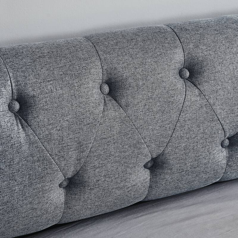 Upholstery Daybed with Erectable Trundle & USB Design