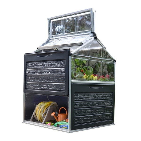 Palram Plant Inn 4ft. x 4ft. Urban Vegetable Garden Greenhouse - 4ft. x 4ft.. Opens flyout.