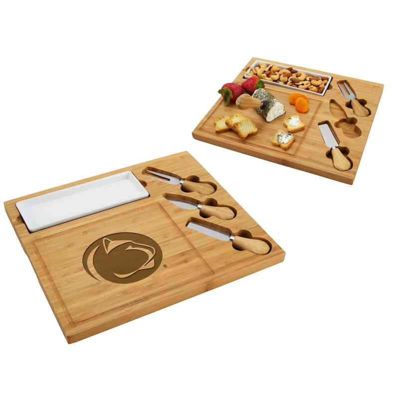 NCAA Penn State Nittany Lions Bamboo Cheese & Charcuterie Board