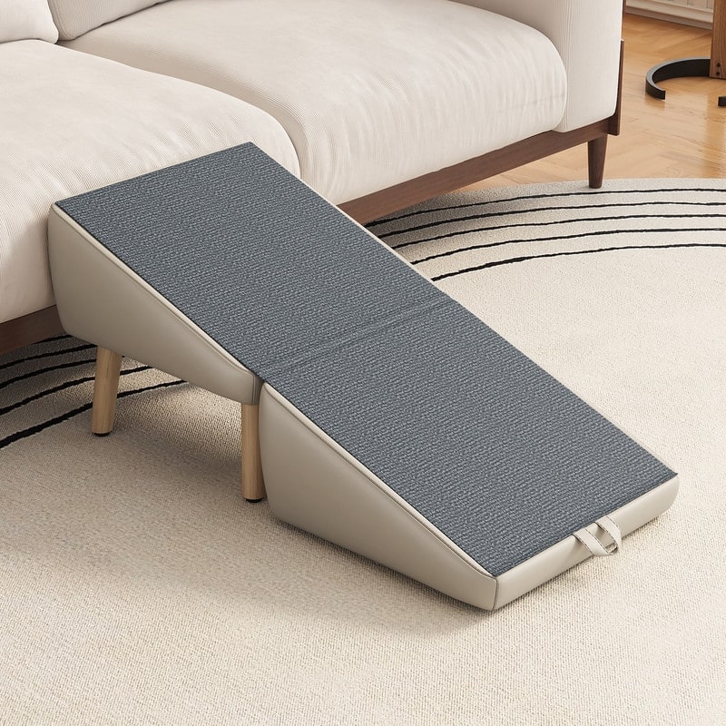 Foldable 2-in-1 Wooden Pet Stairs for Puppy