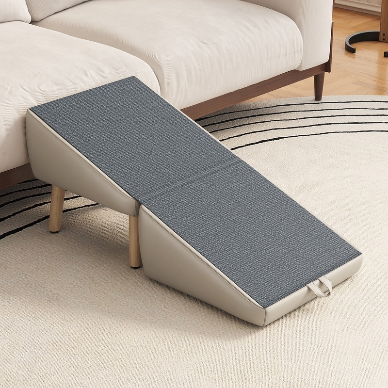 Foldable 2-in-1 Wooden Pet Stairs for Puppy