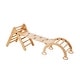 preview thumbnail 36 of 42, Wood Climbing Toy Set Pine 5-in-1 Play Gym for Kid's