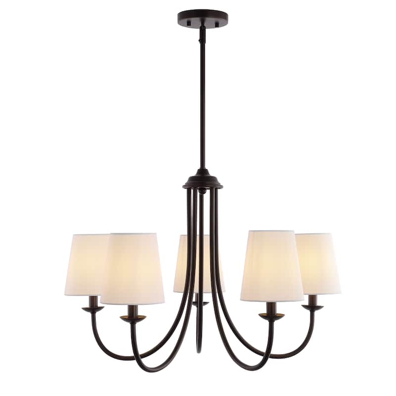SAFAVIEH Lighting Aletha Chandelier - 26" W x 26" D x 27-57" H