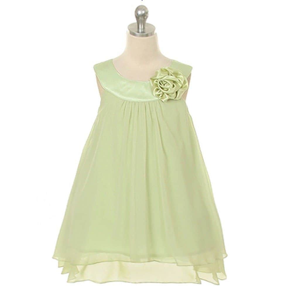 girls sage dress