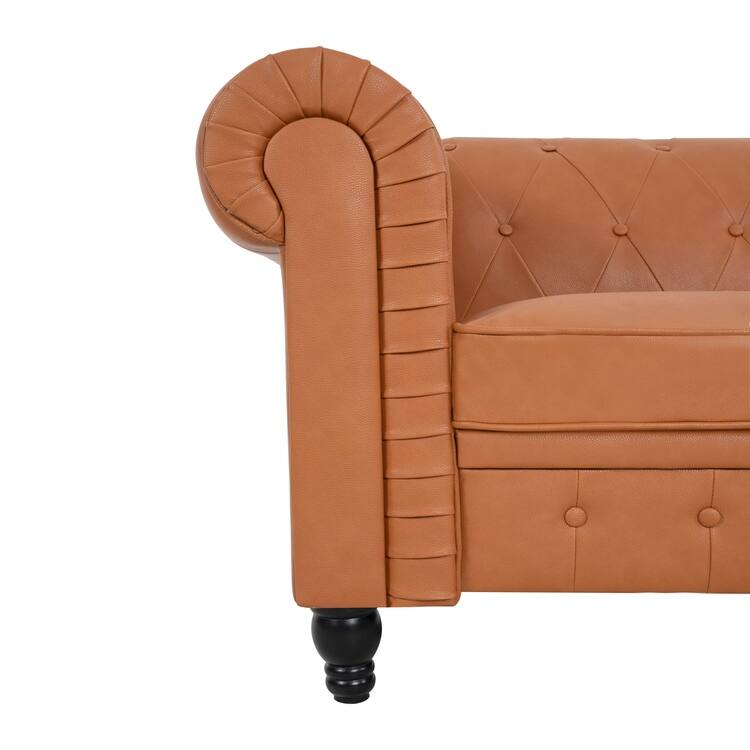 Elegance Chesterfield Sofa, Luxurious Comfort for Cozy Living Rooms, Mid-Century Modern couch, Elegance, 3-Seater Sofa