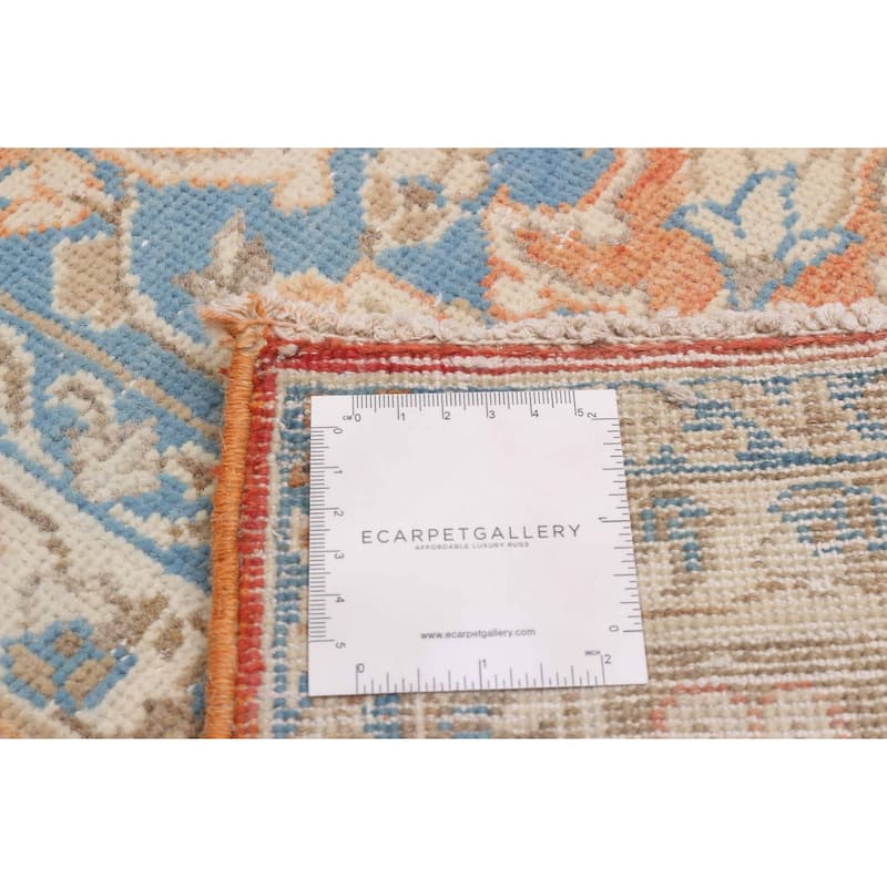 ECARPETGALLERY Hand-knotted Antalya Vintage Orange Wool Rug - 7'9 x 11'5