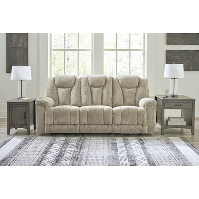 Signature Design by Ashley Hindmarsh Stone Power Reclining Sofa - 86" W x 44" D x 42" H