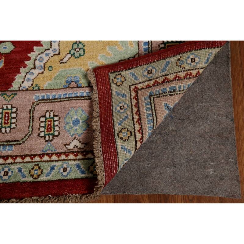 Vegetable Dye Oushak Turkish Rug Hand-knotted Wool Carpet - 6'5"x 8'3"
