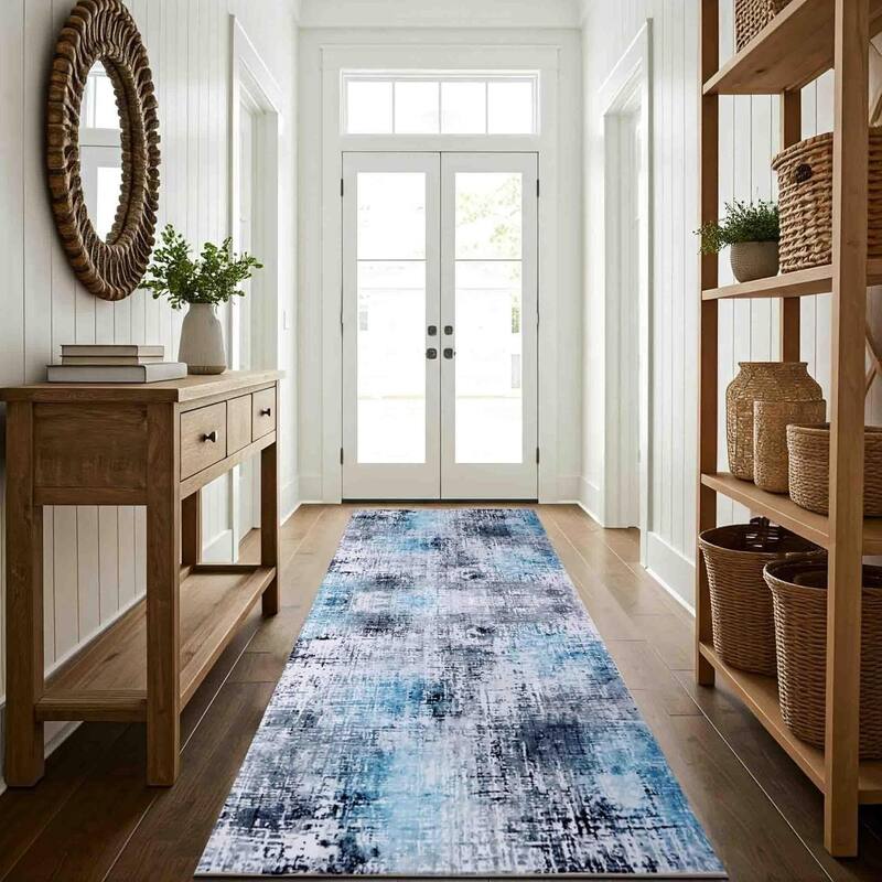 Delara Machine Washable Area Rug, Soft & Durable, Non-Slip Backing, Eco- Friendly GRS certified.