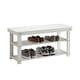 preview thumbnail 9 of 41, Copper Grove Cranesbill Mudroom Shoe Storage Bench