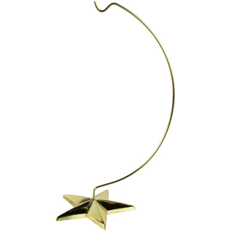Star Ornament Holder Christmas Display Stand - 12.5" - Gold
