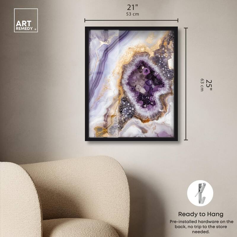 Amethystine Dream II Shadowbox by Art Remedy
