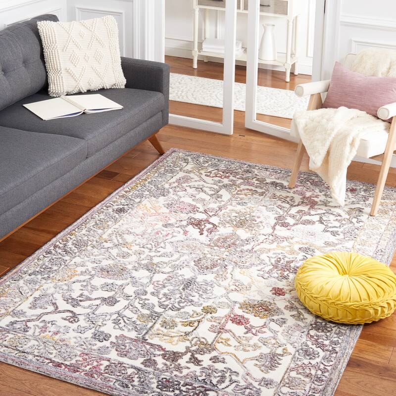 SAFAVIEH Handmade Trace Catina Rug - 3' x 5' - Red/Ivory