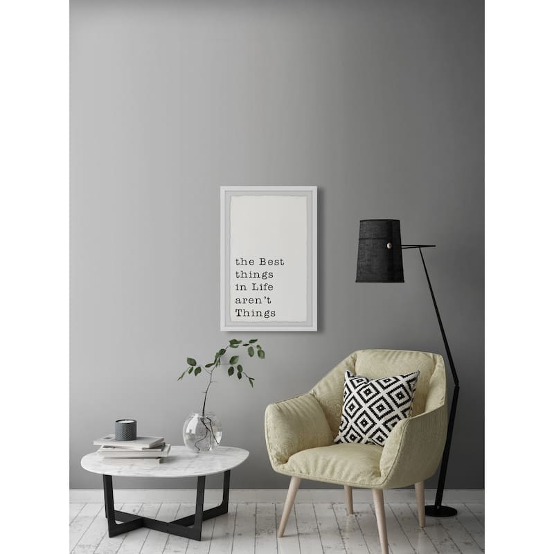 'Best Things in Life II' Framed Painting Print