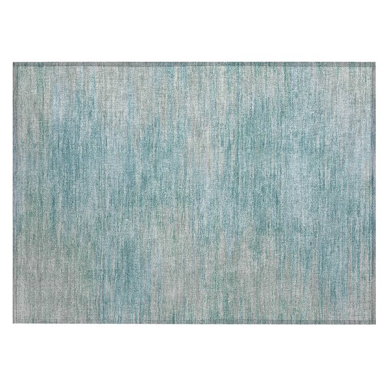 Machine Washable Indoor/ Outdoor Chantille Solid Ombre Rug